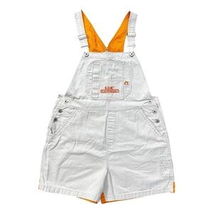 Vtg 90's Bum Equipment Shortalls  Khaki Y2K Adjustable Straps Size XL
